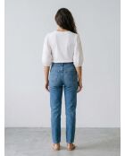 Weiße Baumwollbluse Poet