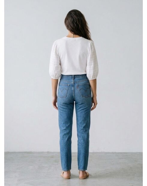 Weiße Baumwollbluse Poet