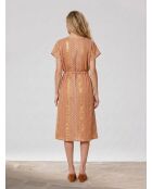 Hayley Kleid mit Terrakottaprint