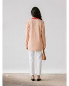 Veste imprimée Okia corail