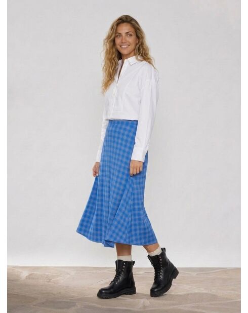 Veelkleurige geruite Bibi rok