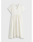 Marcel Dress Cloud Dancer weißes langes Kleid