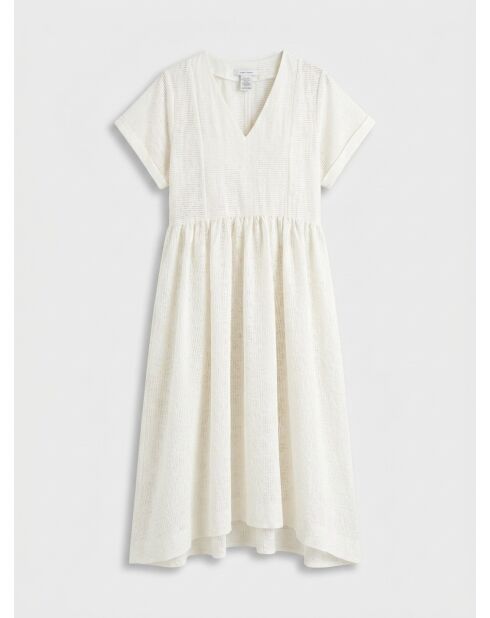 Marcel Dress Cloud Dancer weißes langes Kleid