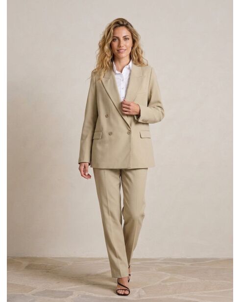 Esp groen/beige blazer