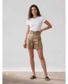 Pantalones cortos Elise beige