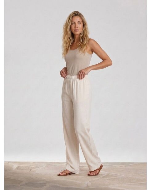 Pantaloni Pippa crema