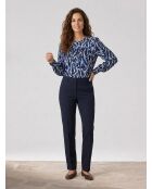 Blouse Loika bleu roi