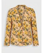 Veste Anna imprimée jaune/orange