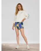 Mehrfarbige Ferring-Shorts mit Batikmuster