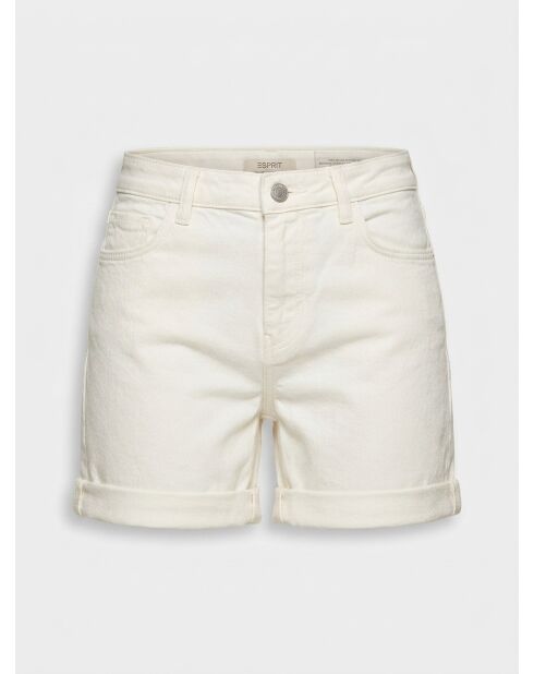 Pantalones cortos vaqueros blancos