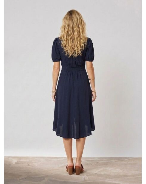 Vestido azul marino Félicia