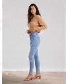 720 Hirise blaue Superskinny-Jeans