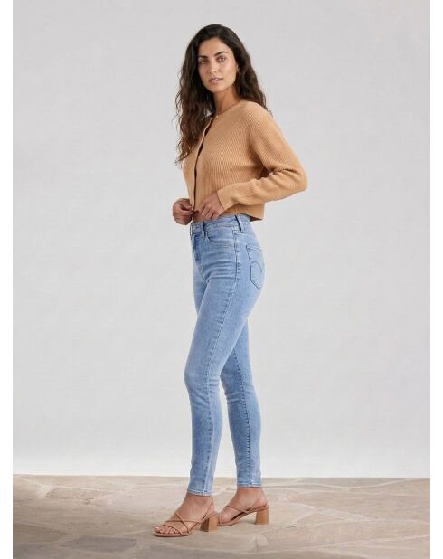 720 Hirise blaue Superskinny-Jeans