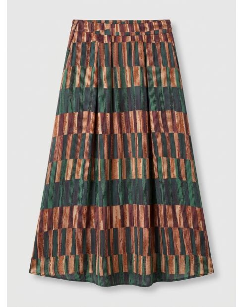 Rok met Ivana forest/veelkleurige print