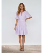 Hellviolettes Midikleid