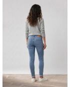720 Hirise Super Skinny blaue Jeans