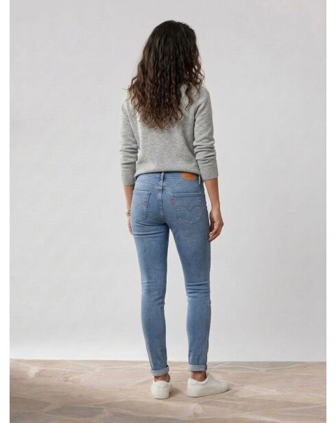 720 Hirise Super Skinny blaue Jeans