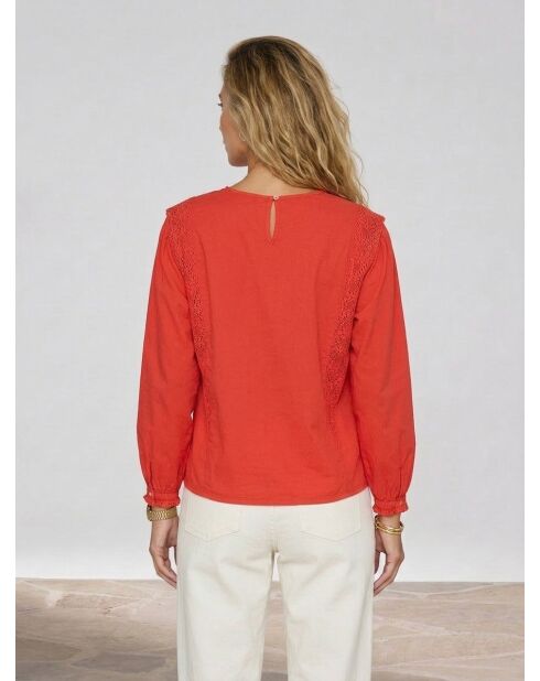 Blusa rossa Stella