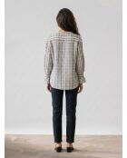 Chemise Luisa imprimée  bleue