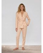 Blazer Isaline aus gefärbtem Leinengemisch