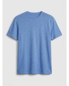 T-Shirt 100% Lin Ariba bleu
