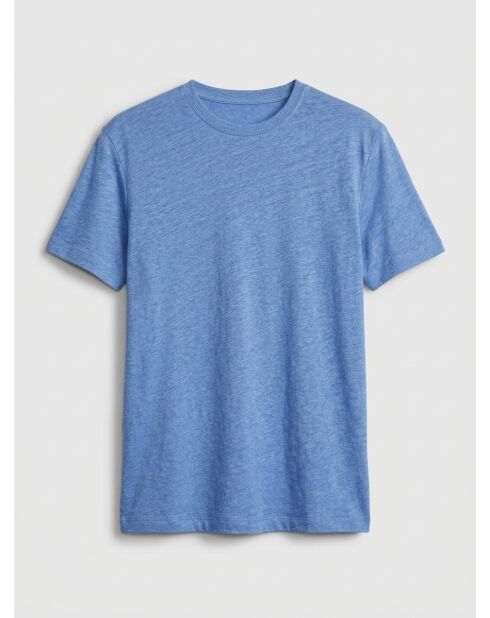 Ariba blauw T-shirt van 100% linnen