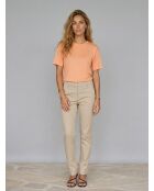 T-shirt Arold in cotone elasticizzato arancione brillante