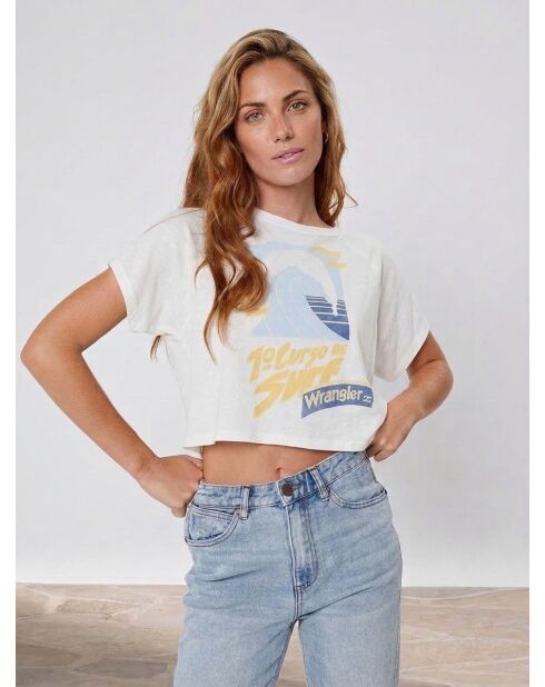 Billabong x Wrangler Take It Back Weißes T-Shirt