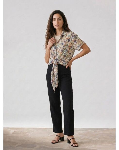 Camisa estampada Chili ecru
