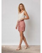 Salvat oudroze korte broek