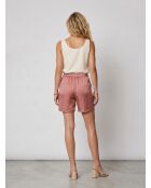 Salvat oudroze korte broek