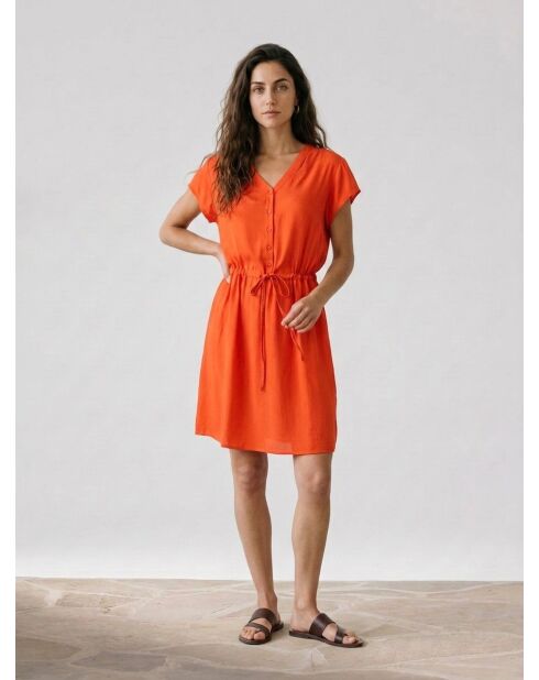Vestido Dounia naranja