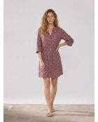 Kleid Constance mit Himbeer-Print