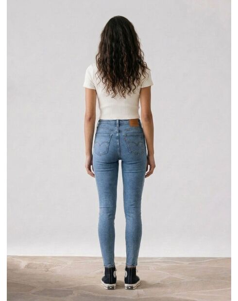 721 High Rise blaue Skinny-Jeans