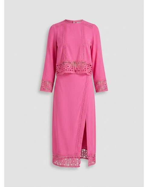 Rosafarbene Bluse Tevy