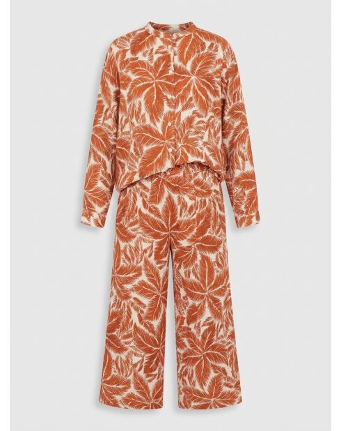 Camisa Cristal naranja oscuro