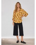Blusa Cody con estampado ocre