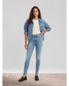 721 Skinny-Jeans mit hohem Bund, blau