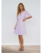 Hellviolettes Midikleid