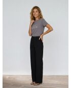 Ana T-Shirt aus 100% Bio-Baumwolle dunkelgrau