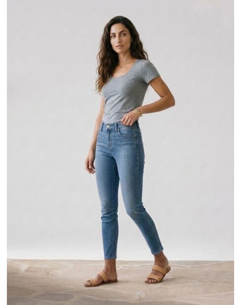711 Blaue Skinny-Jeans