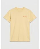 T-Shirt Love jaune clair