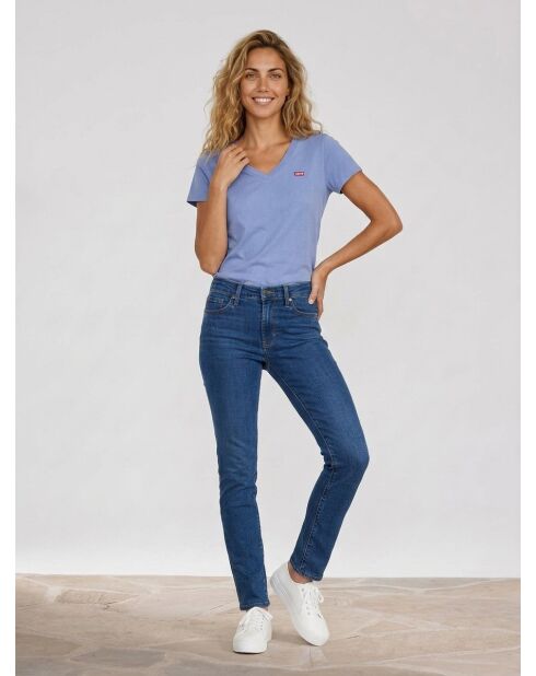 712 Slim Bogota Heat blaue Jeans