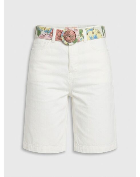 Short mi-long Paradise blanc