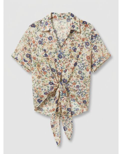 Camisa estampada Chili ecru