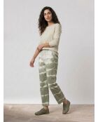 Gabardine Stretch Tanker cargobroek type & dye safari/ecru