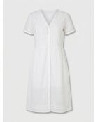 Weißes Cara-Kleid