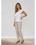 Asymmetrisches Top Tilly in Elfenbein
