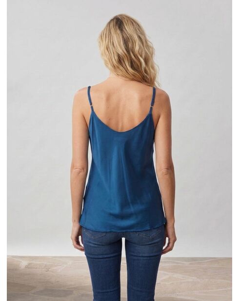 Azurblaues Top Cindy