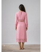 Rosafarbene Bluse Tevy